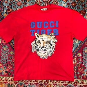 PRE-OWNED GUCCI MENS T-SHIRT SIZE XXL REGULAR FIT